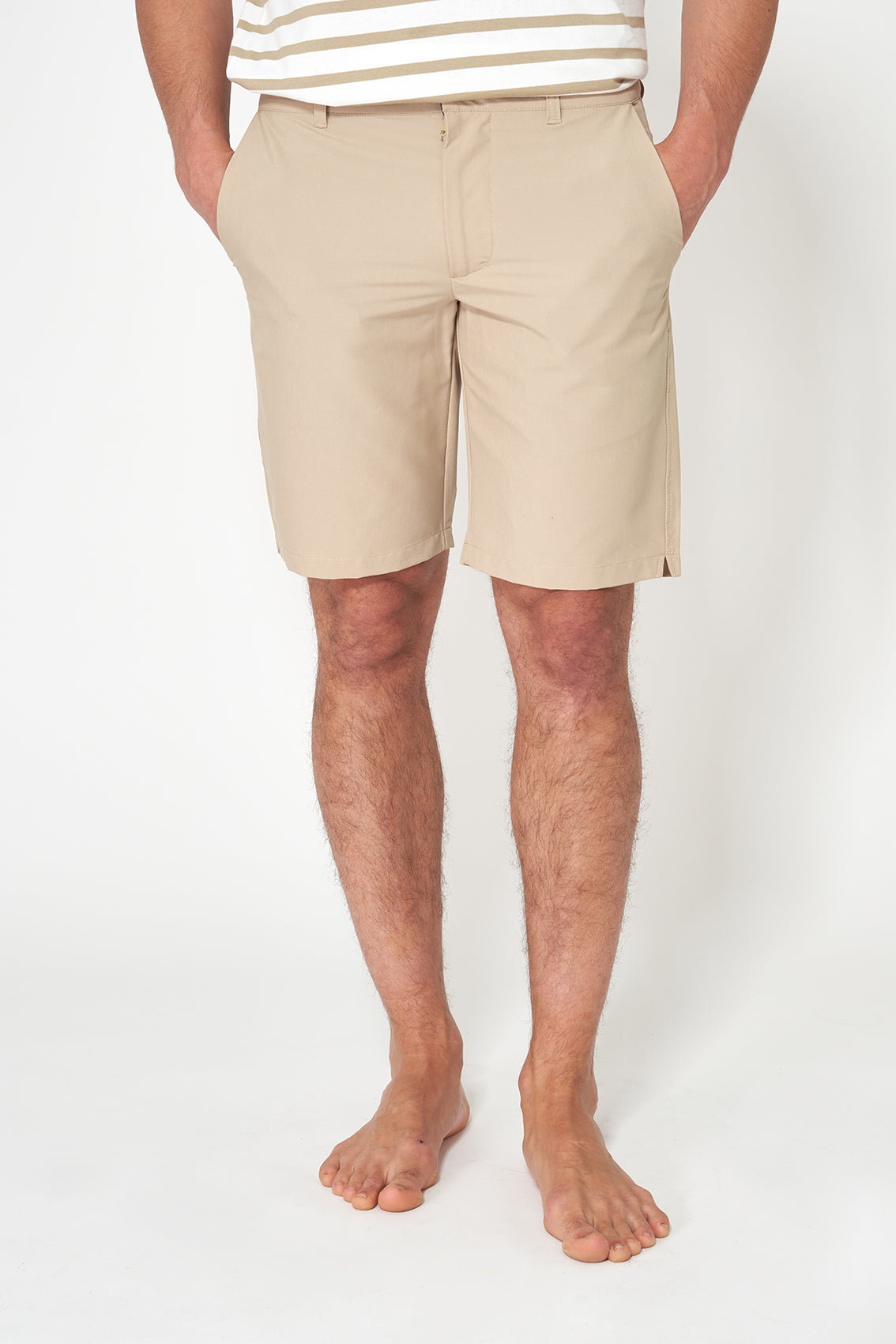 Bermuda technique élastique à séchage rapide