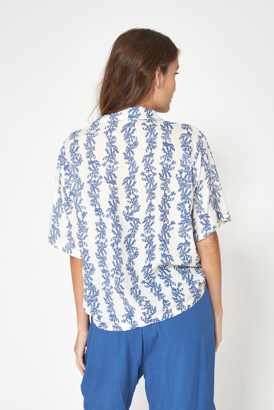 Camisa en viscosa Ecovero estampada