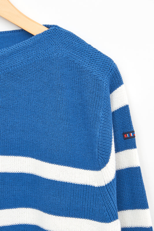 Jersey de rayas de punto de algodón