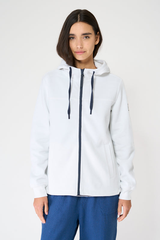 Sudadera con capucha y cremallera