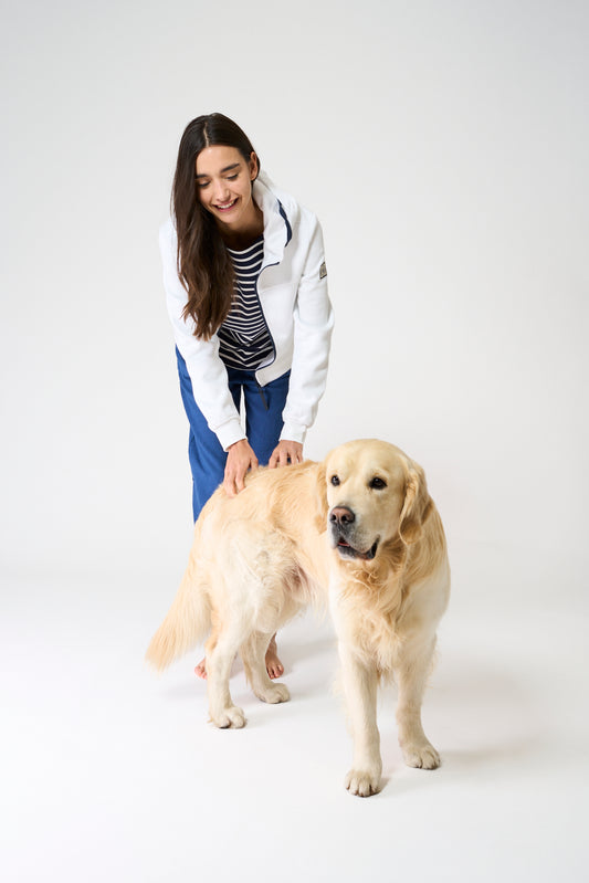 Sudadera con capucha y cremallera