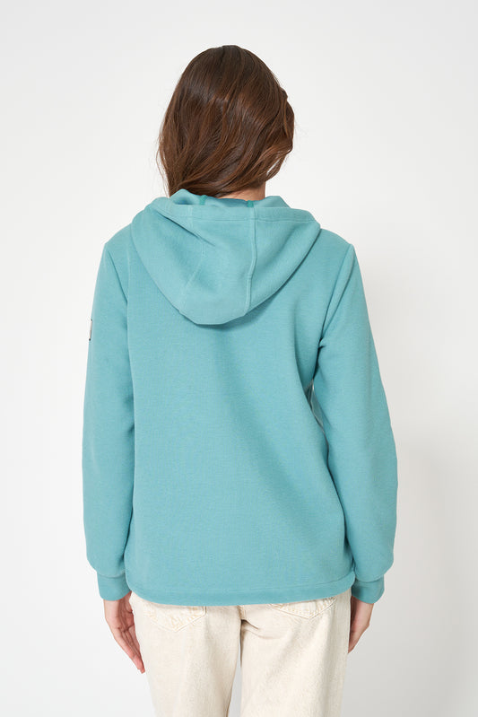 Sudadera con capucha y cremallera