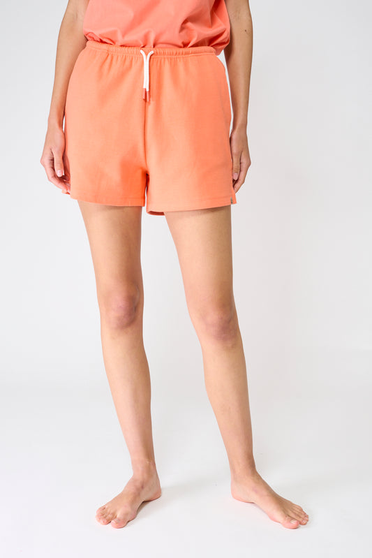 Pantalón corto de punto canalé