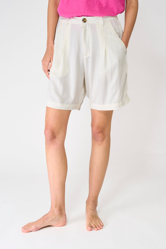 Bermuda de sarga de viscosa Ecovero