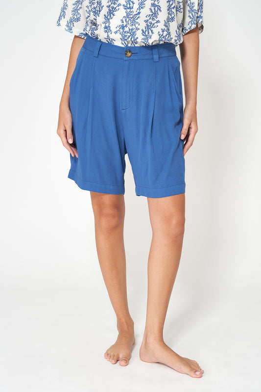 Bermuda de sarga de viscosa Ecovero