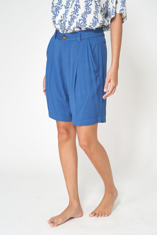 Bermuda de sarga de viscosa Ecovero