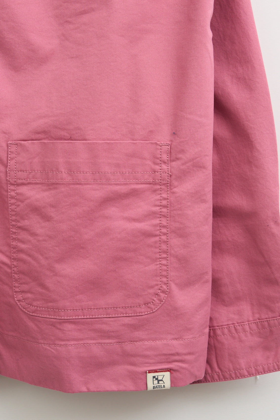 Chaqueta tipo sobrecamisa en algodón elástico