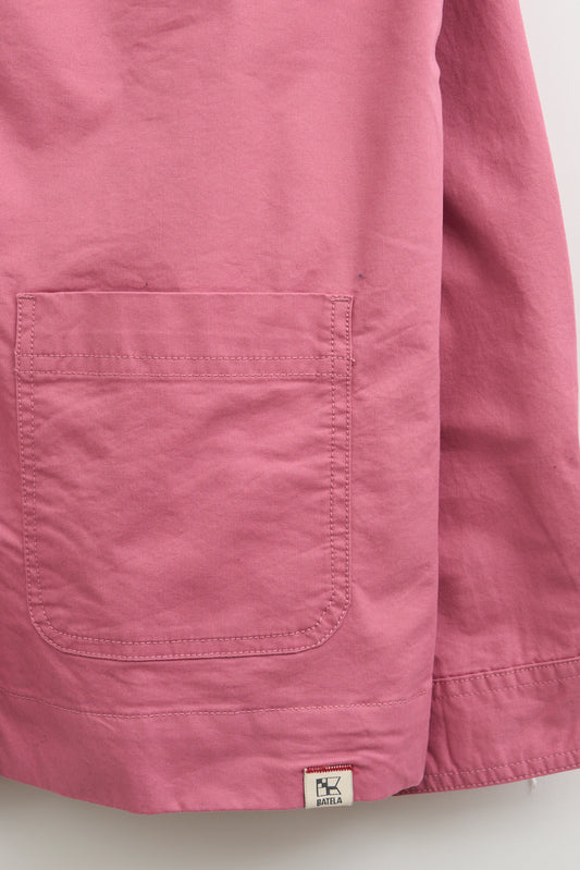 Chaqueta tipo sobrecamisa en algodón elástico