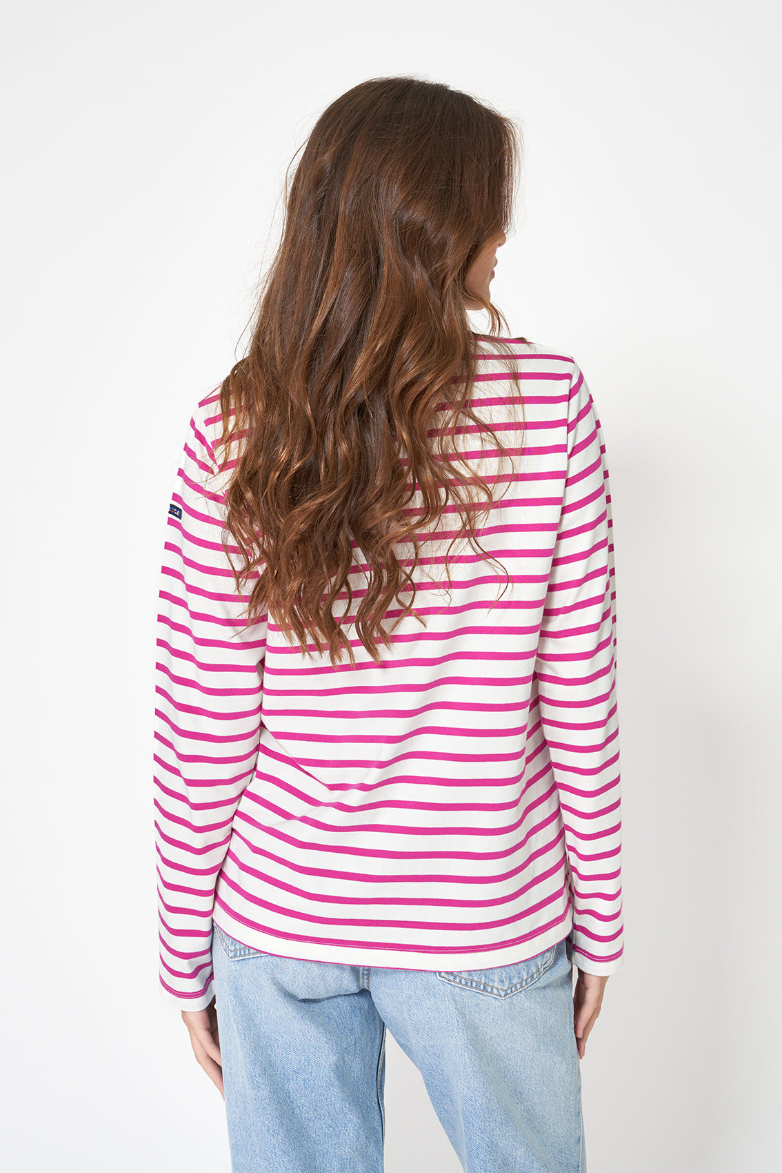 Premium striped cotton shirt with collar