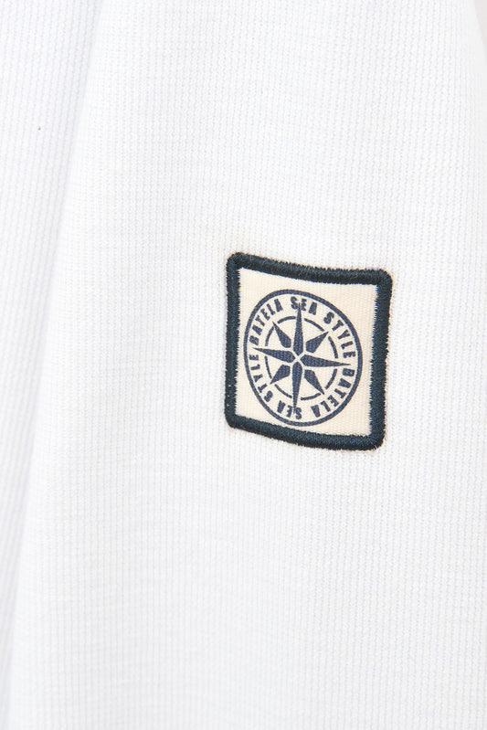 Sudadera ligera con capucha en tejido interlock