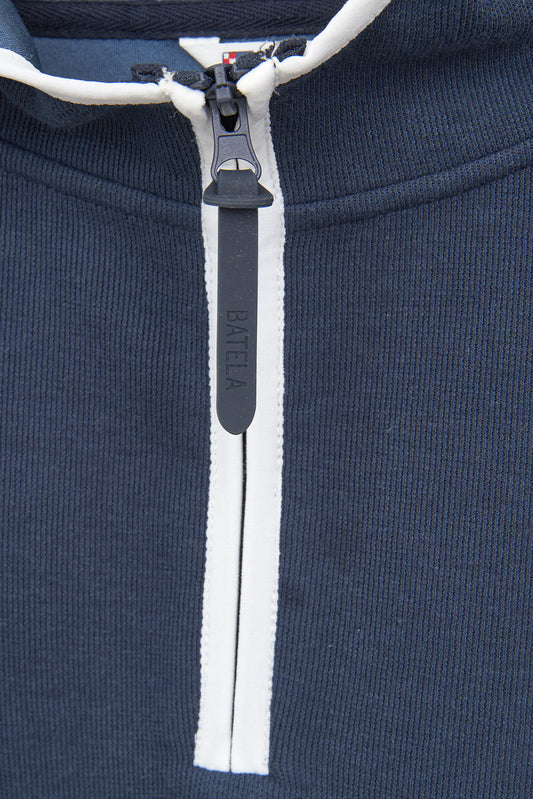 Sudadera ligera con capucha en tejido interlock