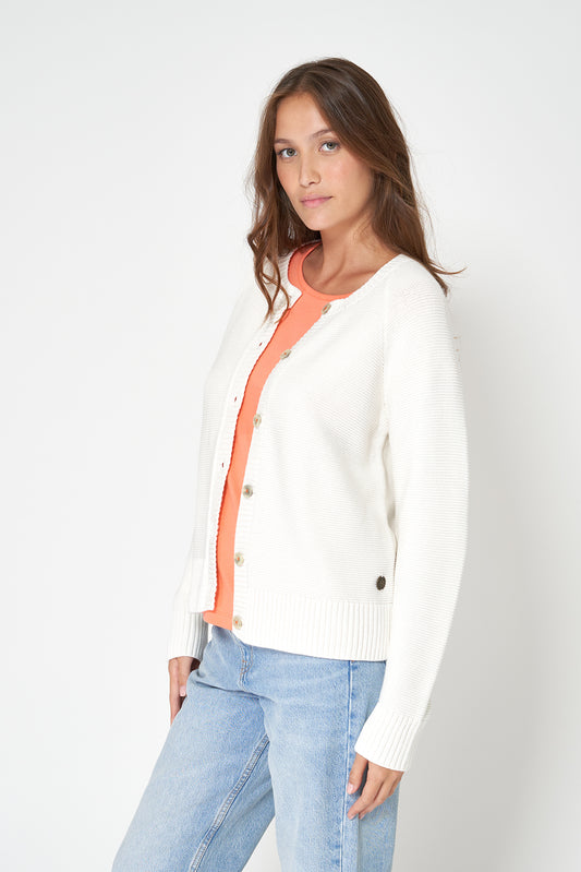 Chaqueta de punto 100% algodón