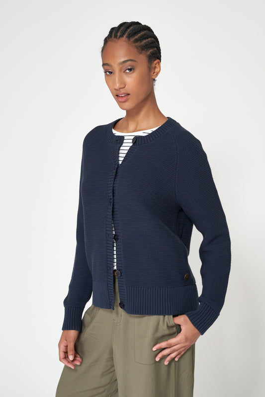 Chaqueta de punto 100% algodón