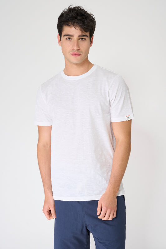 Camiseta básica algodón flamé OEKO-TEX®