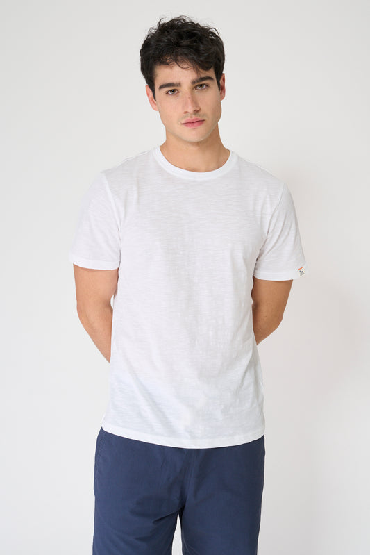 Camiseta básica algodón flamé OEKO-TEX®