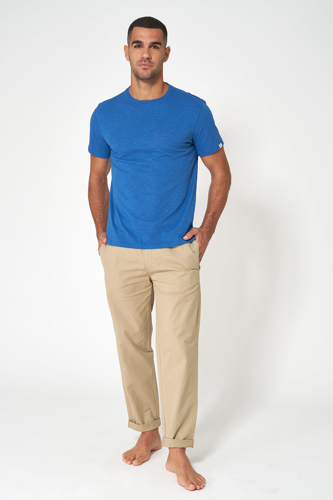 T-shirt basique flammé