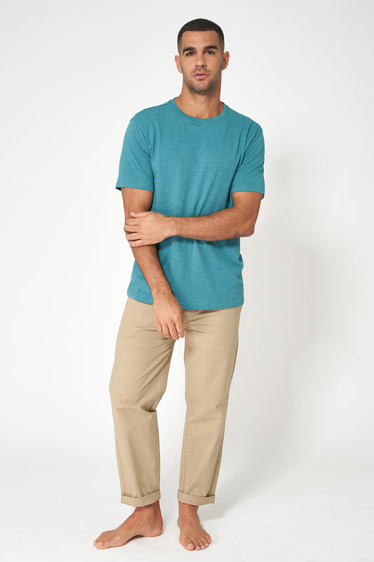 Camiseta básica algodón flamé OEKO-TEX®