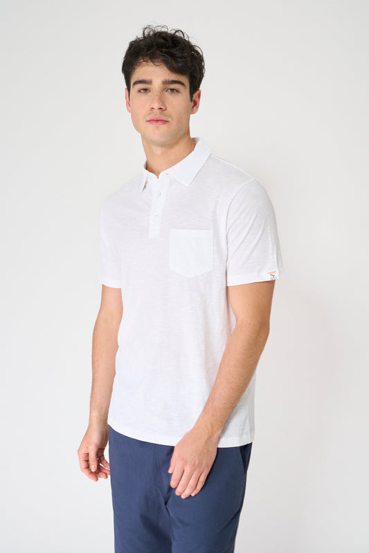 Polo básico 100% algodón flamé OEKO-TEX®