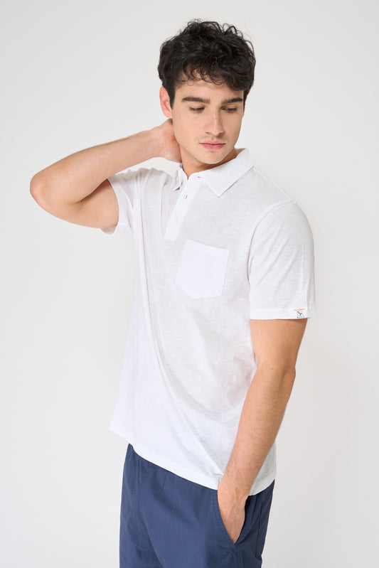 Polo básico 100% algodón flamé OEKO-TEX®