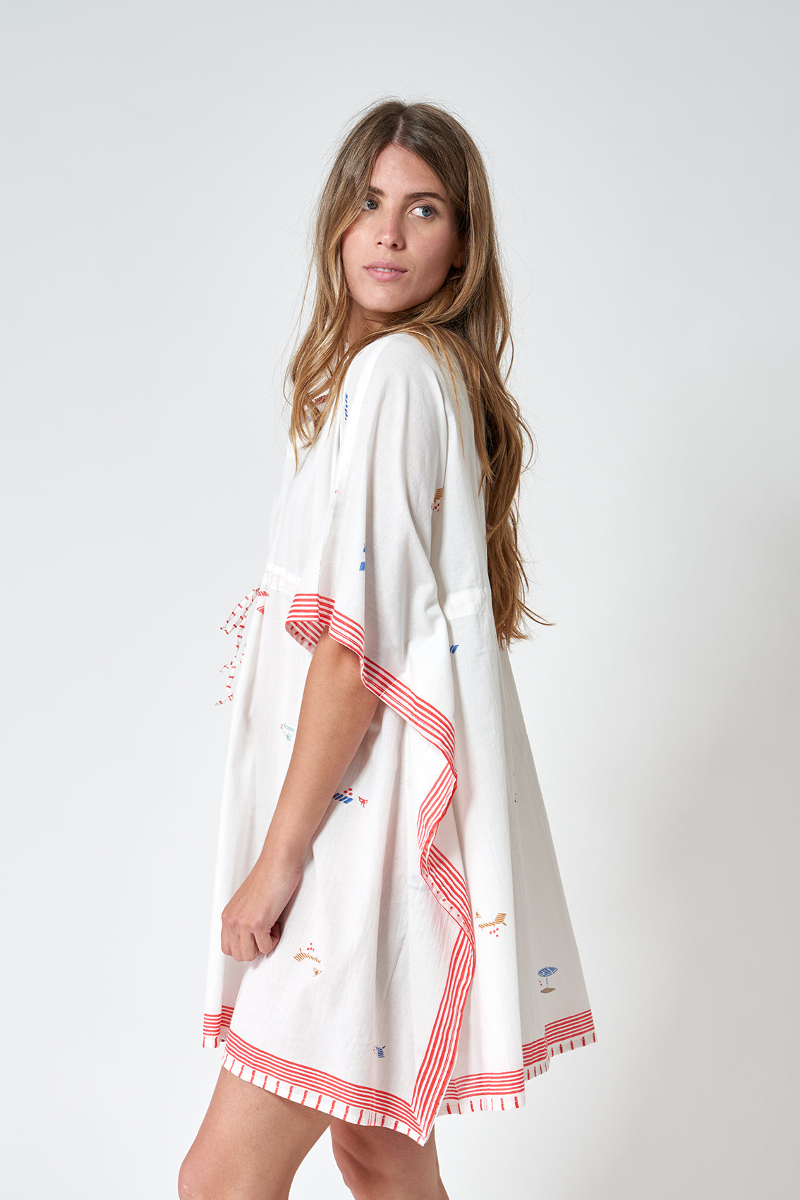 Poncho  estampado playa