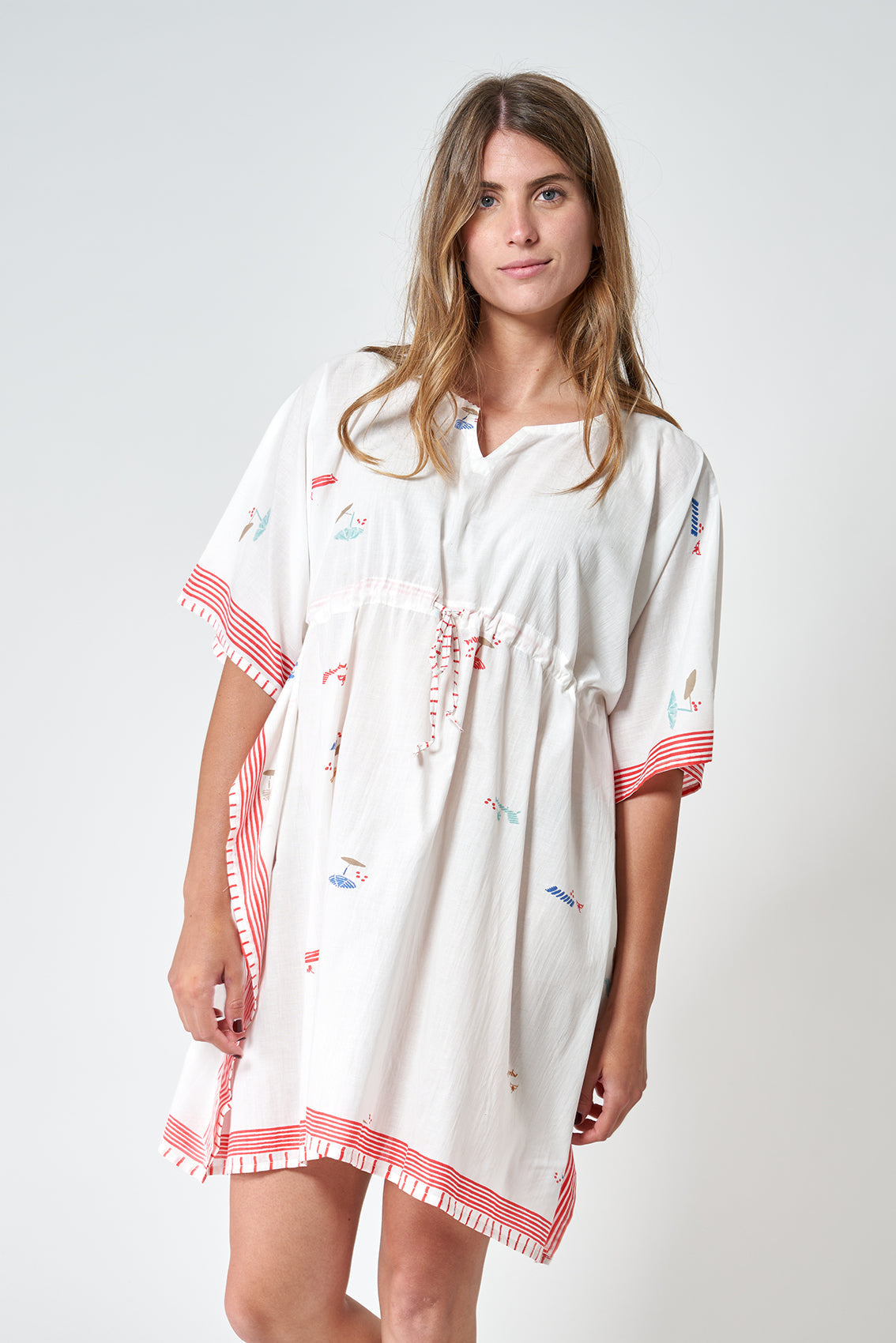 Poncho de plage imprimé