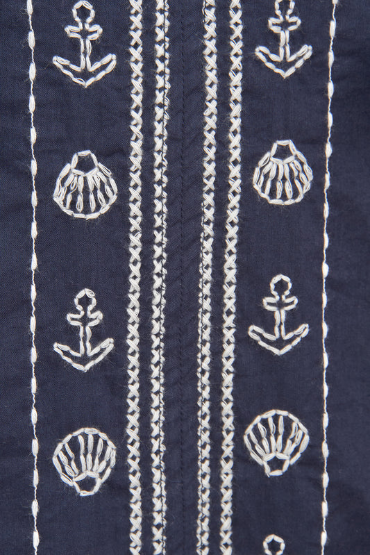 Blusa de mujer en voile de algodón