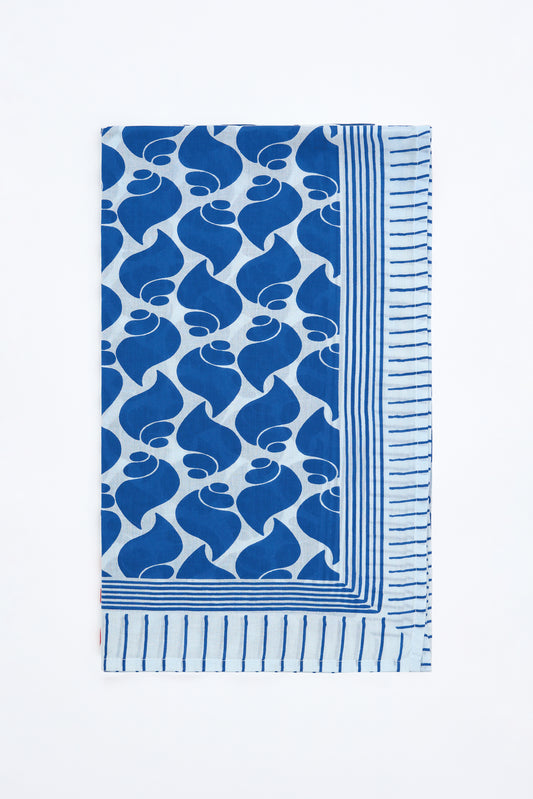 Fular estampado caracolas