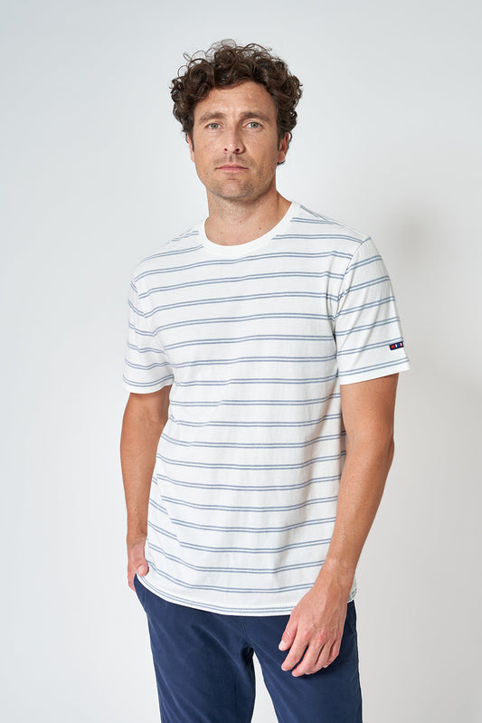 T-shirt rayures 3D