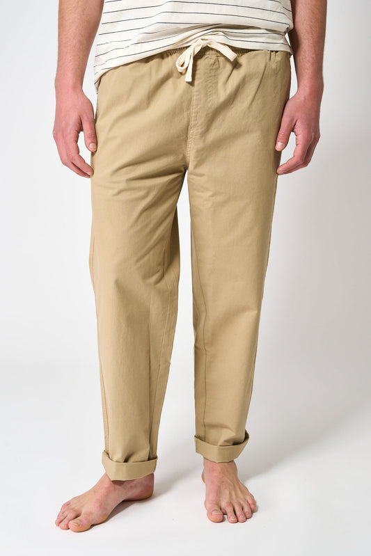 Trousers with drawstring waist