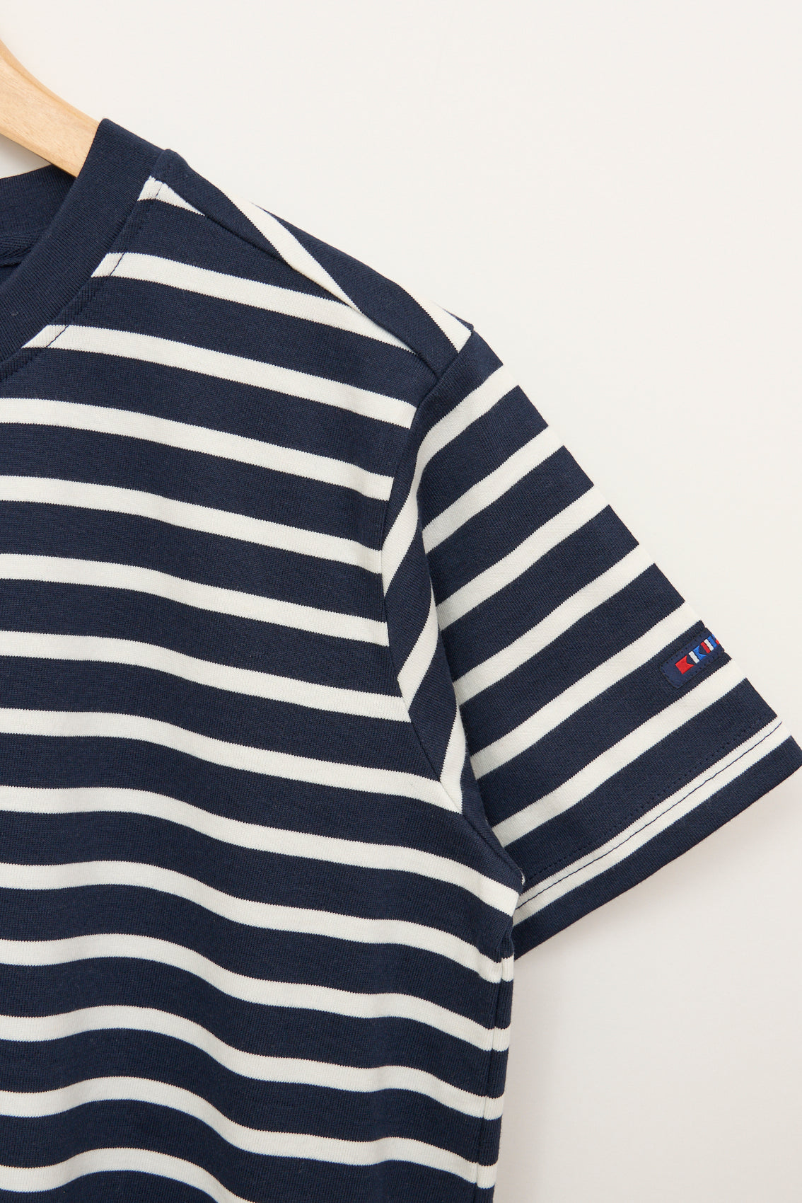 Robe coton rayures manches courtes