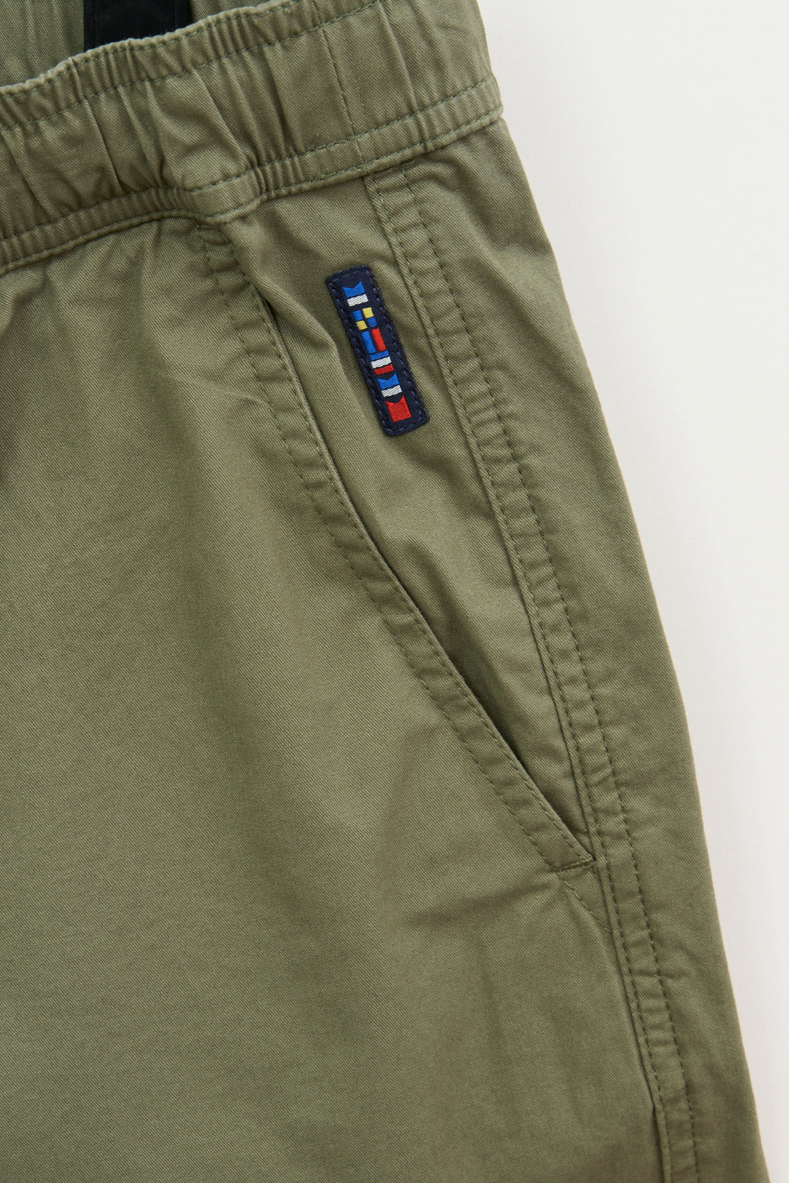 Stretch cotton Bermuda shorts