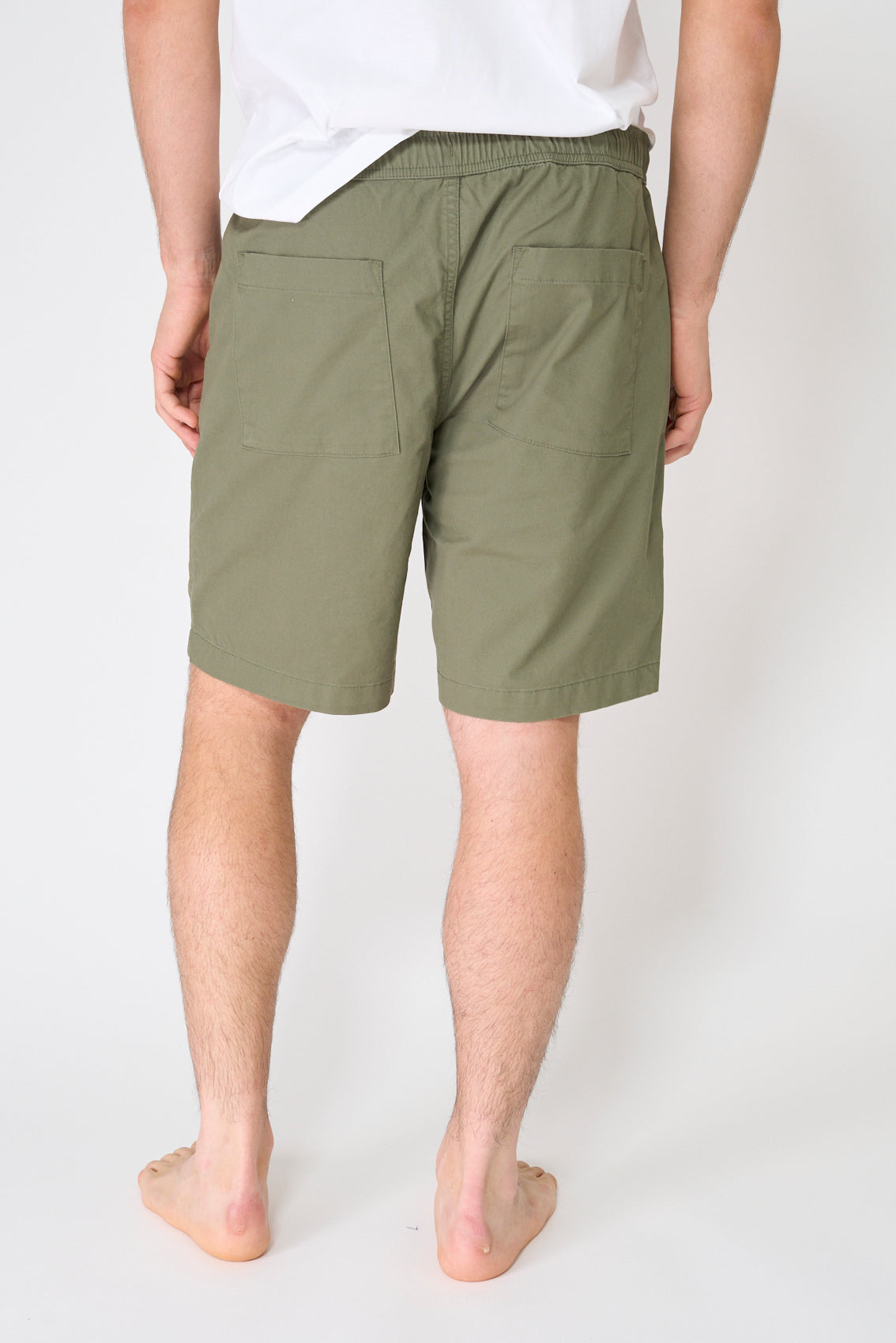 Stretch cotton Bermuda shorts
