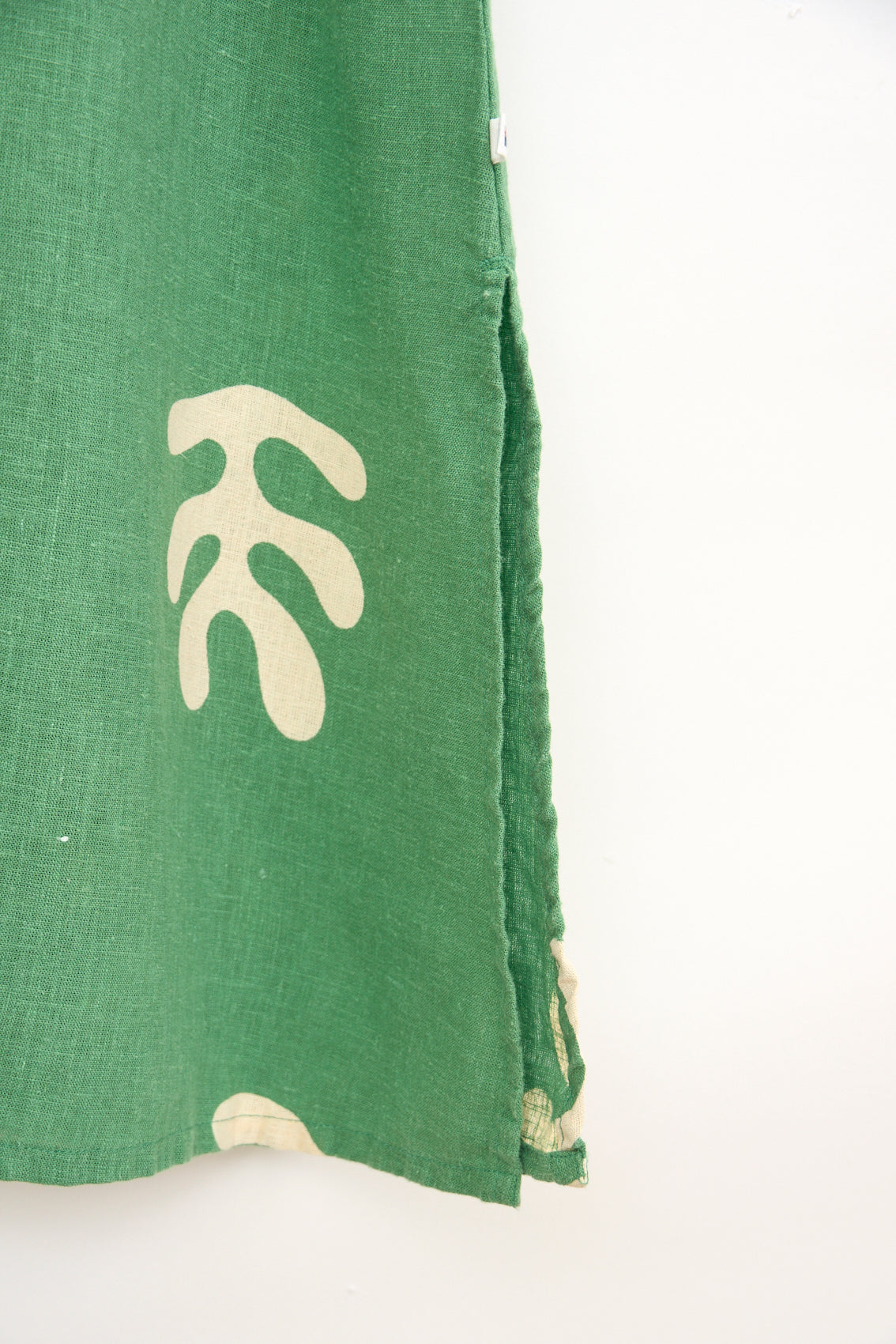 Linen dress with thin straps