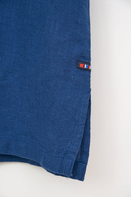 Blusa lino manga ancha