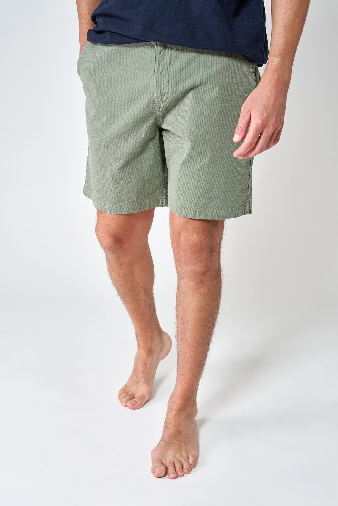 Bermuda homme seersucker