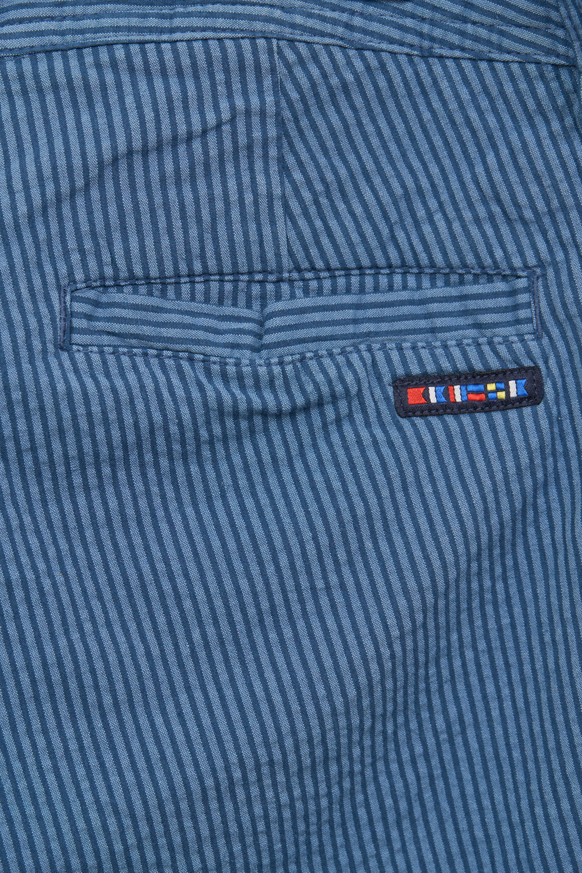 Men's seersucker Bermuda shorts