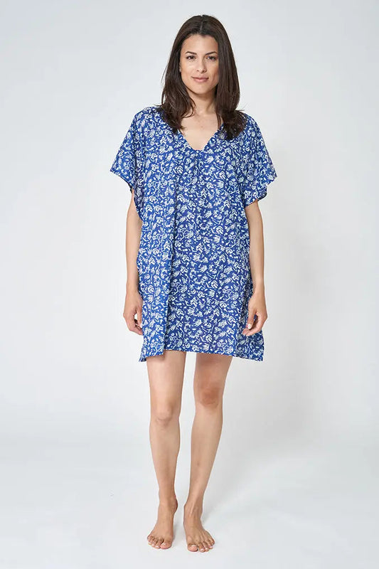 Poncho avec impression Matisse