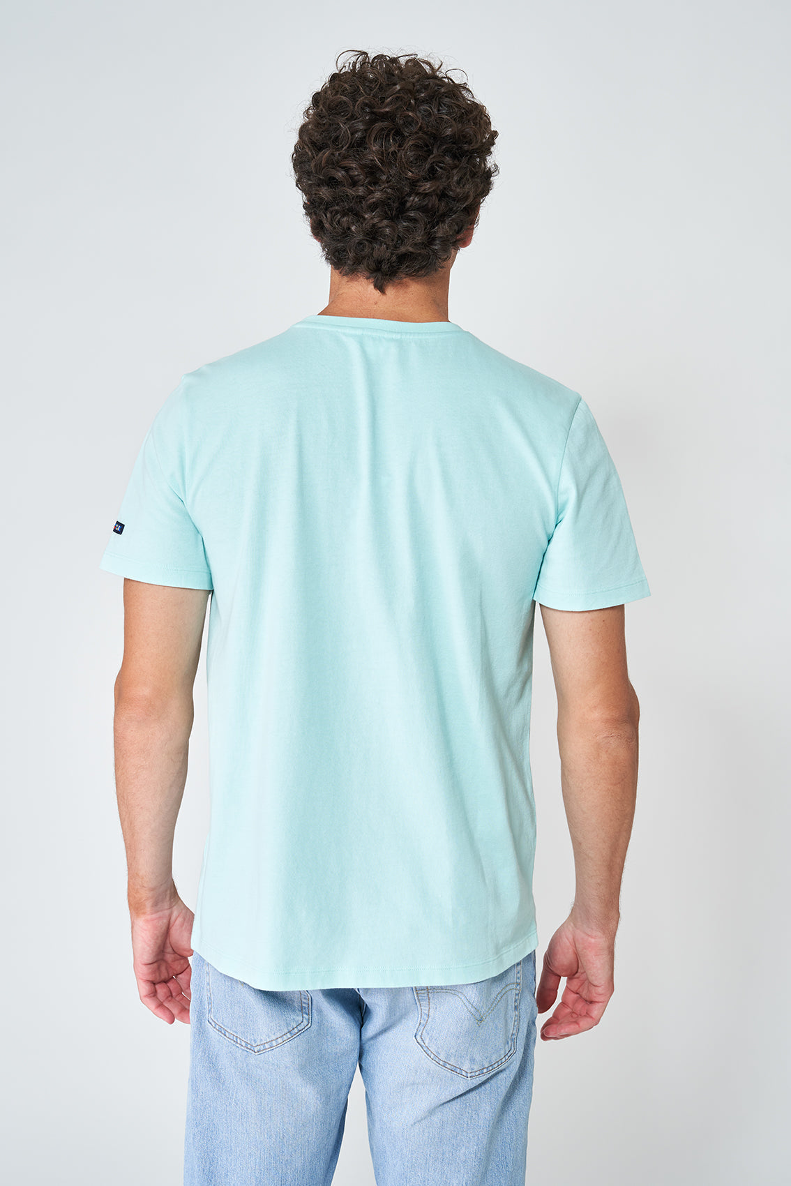 Camiseta "barca" algodón 180 gr