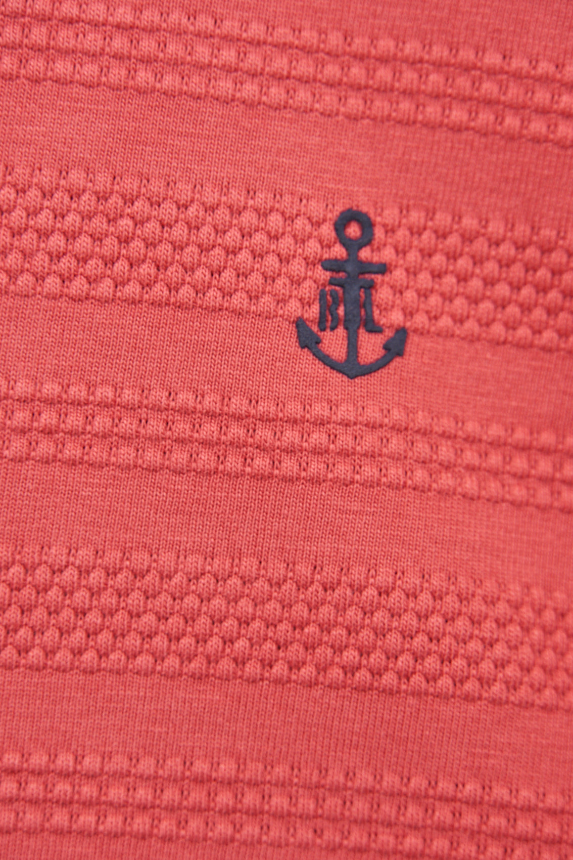 Camiseta de manga corta, cuello redondo y punto piqué
