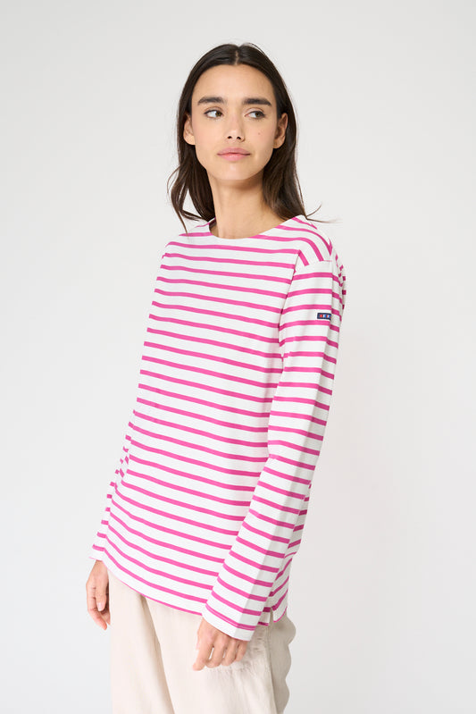 Camiseta a rayas o marsellesa manga larga