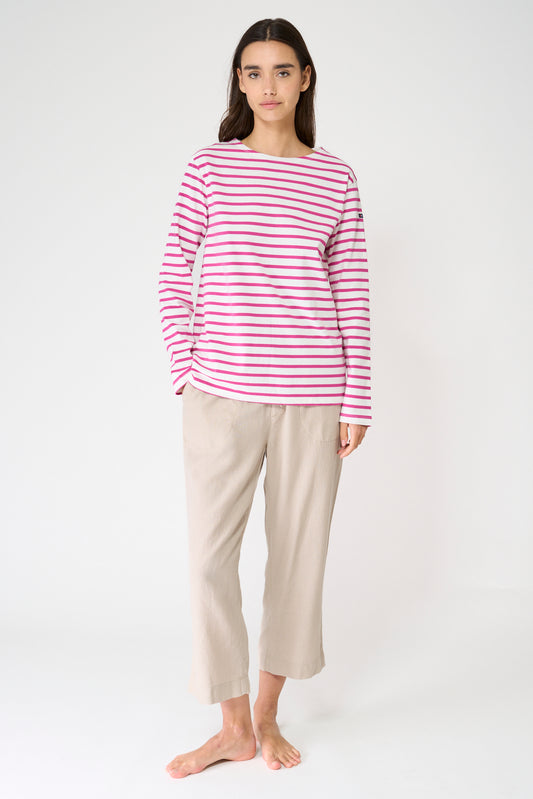 Camiseta a rayas o marsellesa manga larga