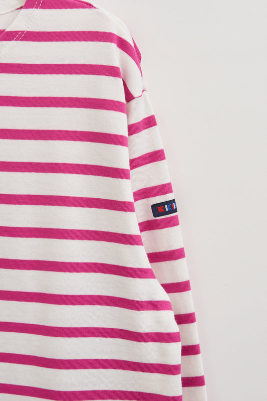 Camiseta a rayas o marsellesa manga larga