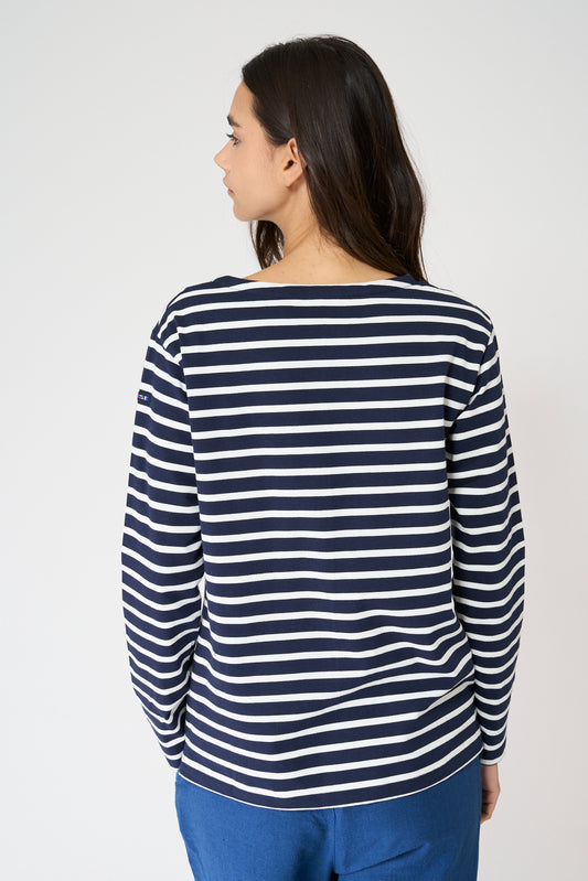 Camiseta a rayas o marsellesa manga larga