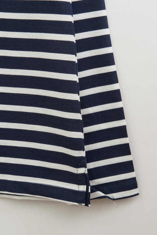 Camiseta a rayas o marsellesa manga larga