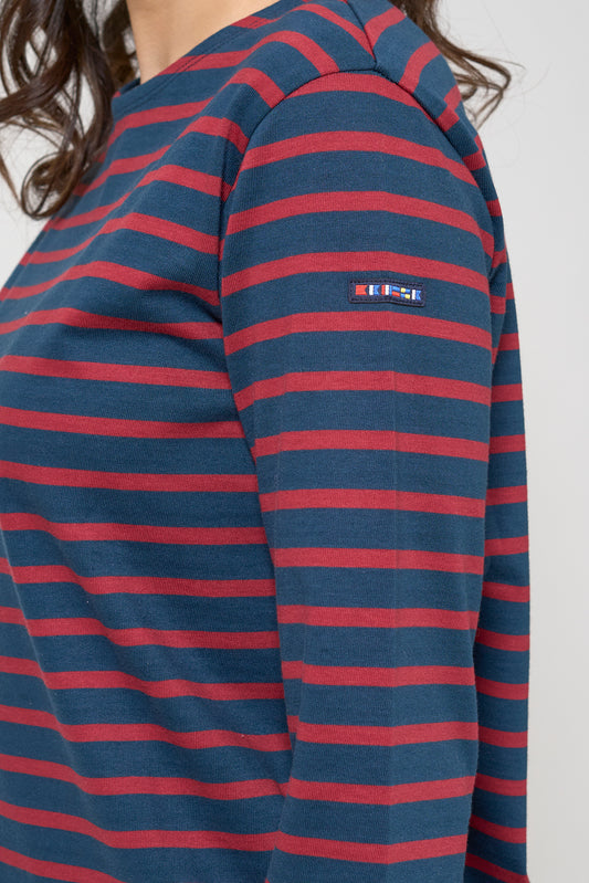 Long sleeve sailor stripe t-shirt