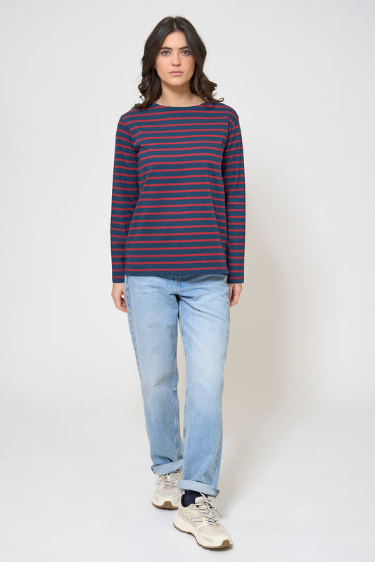 Long sleeve sailor stripe t-shirt