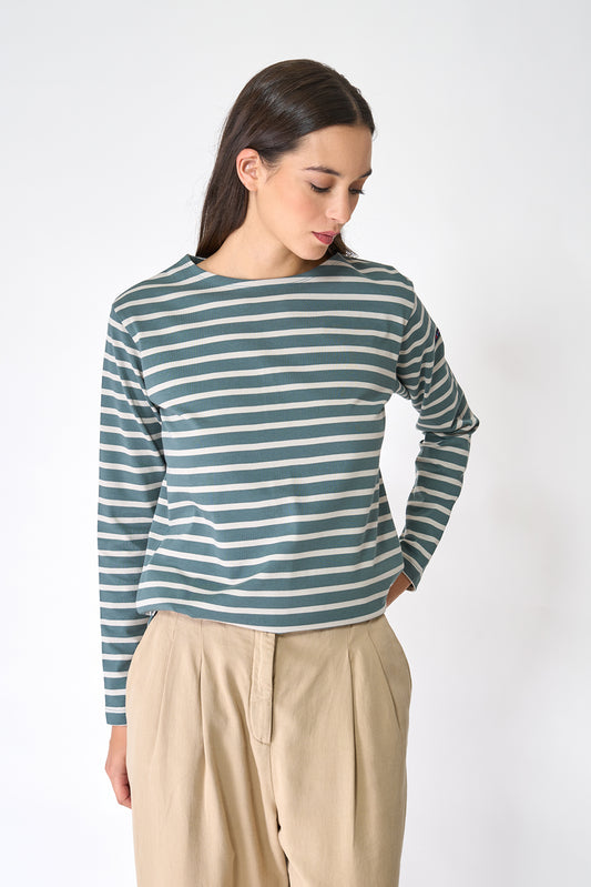 Long sleeve sailor stripe t-shirt