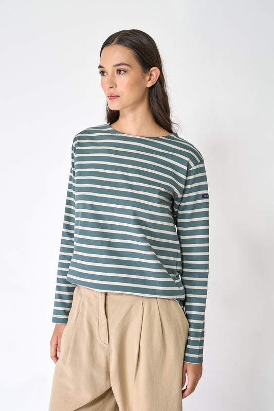 Long sleeve sailor stripe t-shirt