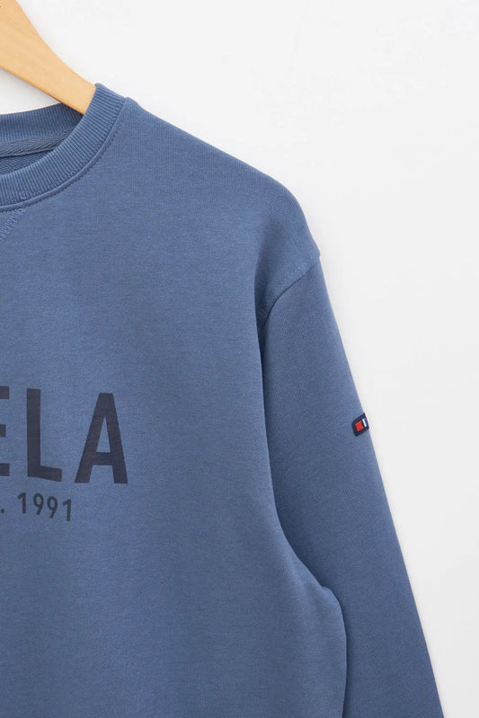 Classic sweatshirt or sweater in 100% terry cotton (OUTLET)