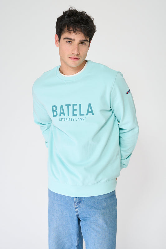 Sudadera cuello redondo 100% algodón Terry